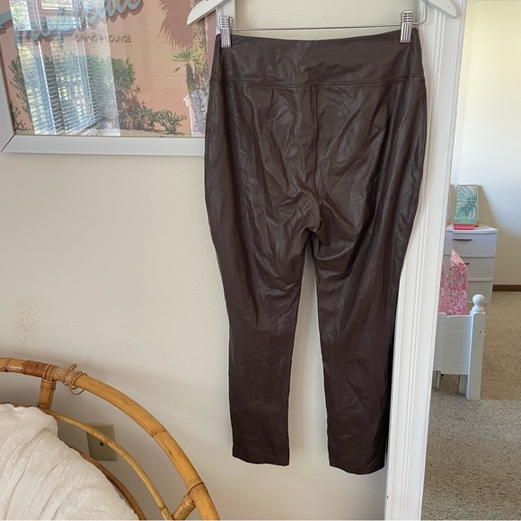 Tuckernuck Faux Leather Brown Leggings - Picture 7 of 7